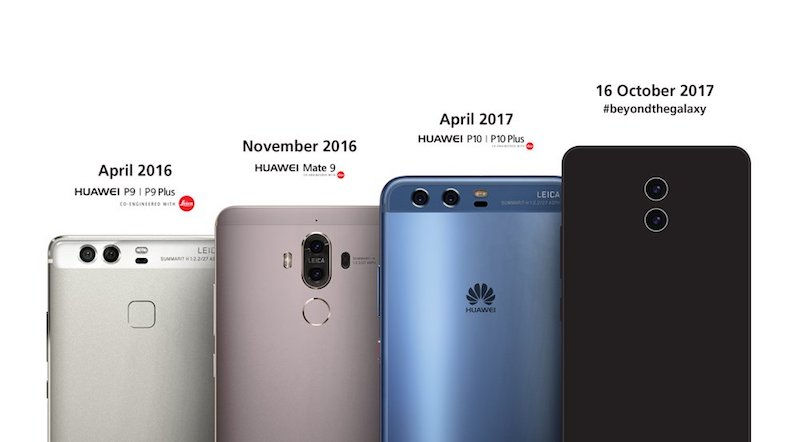 Huawei Mate 10 Teaser Confirms Leica-Branded Dual Rear Cameras, October 16 Launch